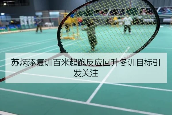 苏炳添复训百米起跑反应回升冬训目标引发关注